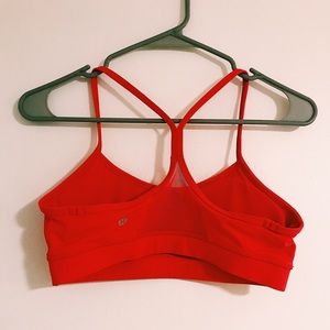 Red LuluLemon Sports Bra